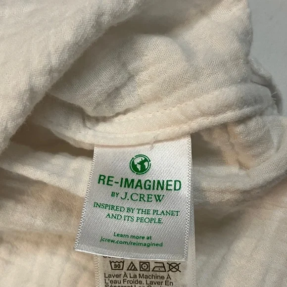 J Crew gauze button down shirt - Picture 7 of 8